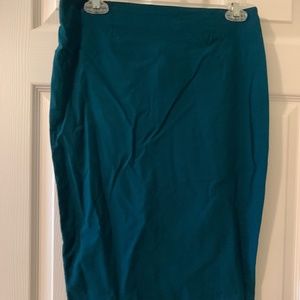 ASOS Teal Pencil Skirt